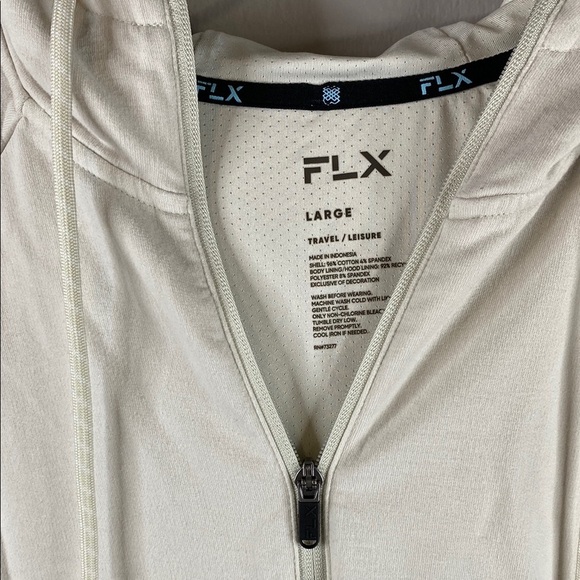 FLX Cream Hooded Jacket - Picture 2 of 10